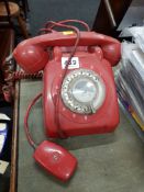 VINTAGE RED TELEPHONE