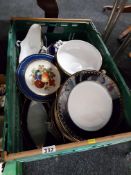 LARGE PART BLUE AND WHITE DINNER SERVICE
