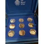 CASED COIN SET COMPLETE - 18 PROOF COINS
