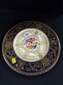 ROYAL WORCESTER CABINET PLATE 1918 - SIGNED J PHILIPS