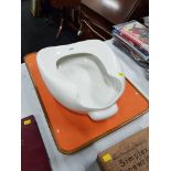 SLIPPER PAN AND TRAY
