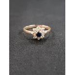 9 CARAT GOLD DRESS RING