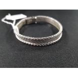 SILVER HERRINGBONE STYLE BRACELET