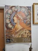 ART NOUVEAU STYLE CALENDAR