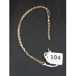 9 CARAT GOLD CHAIN 7 GRMS