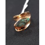 ARTS AND CRAFTS MOTHER OF PEARL RING