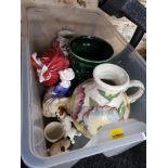 BOX LOT OF ASSORTED PORCELAIN