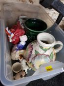 BOX LOT OF ASSORTED PORCELAIN