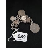 SILVER COIN BRACELET