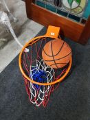 BASKET BALL AND HOOP