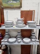 LARGE DINNER SERVICE BY CHURCHILL APPROX 100 PIECES