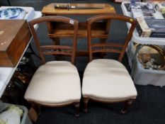 PAIR OF BEDROOM CHAIRS