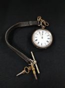 SILVER FOB WATCH