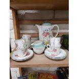 VINTAGE CLARICE CLIFF ROYAL STAFF COFFEE SET