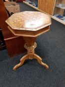 VICTORIAN SEWING/GAMES TABLE