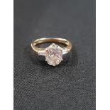 9 CARAT GOLD DRESS RING