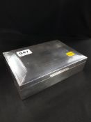 SILVER CIGARETTE BOX 5.73 GRMS TOTAL