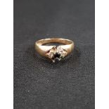 9 CARAT GOLD DRESS RING