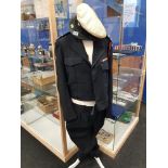 ANTIQUE NAVAL UNIFORM AND CAP