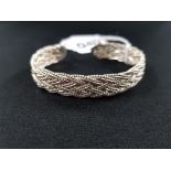 SILVER TORQUE BANGLE