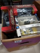 BOX OF MODEL CARS