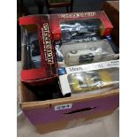 BOX OF MODEL CARS