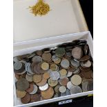 BOX OF COINS