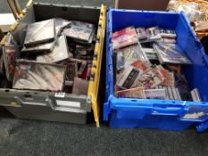 2 CRATES OF LOYALIST TAPES, DVD's ETC