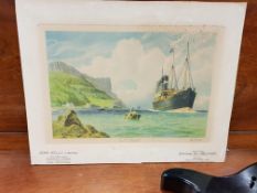 THE SS CUSHENDALL ADVERTISING PICTURE JOHN KELLY IMPORTERS