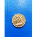 22 CARAT GOLD SOVEREIGN 1898