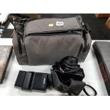 CAMERA, BAG AND ACCESSORIES