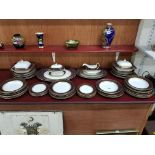 VERY LARGE BLUE AND WHITE DINNER SERVICE