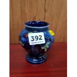 SMALL MOORCROFT VASE 9.5 CMS