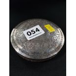 INDIAN SILVER CIRCULAR BOX