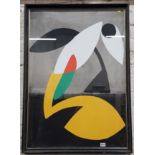 FELIX ANAUT - PAJARO AMARILLO - ACRYLIC - 34' X 24'