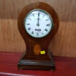 EDWARDIAN INLAID CLOCK