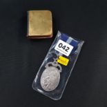 MASONIC MINIATURE PRAYER BOOK AND MEDAL