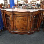 VICTORIAN WALNUT CREDENZA