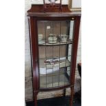 EDWARDIAN INLAID DISPLAY CABINET