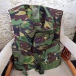 ORIGINAL DPM ELBA VEST, FILLER AND BALLISTIC PLATE