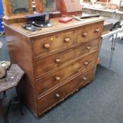 19TH CENTURY 2 OVER 3 CHEST DRAWERS