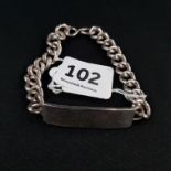 SILVER ID BRACELET