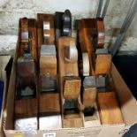 COLLECTION OLD JOINERS WOODEN PLANES