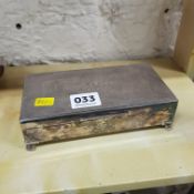 ANTIQUE SILVER PLATED CIGARETTE BOX