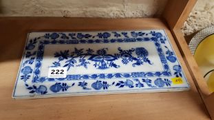19 CENT MEISSEN TABLE TRAY