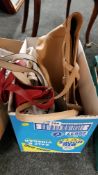 BOX LOT OF HANDBAGS