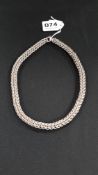 SILVER ROPE NECKLACE