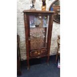 REPRODUCTION FRENCH STYLE DISPLAY CABINET