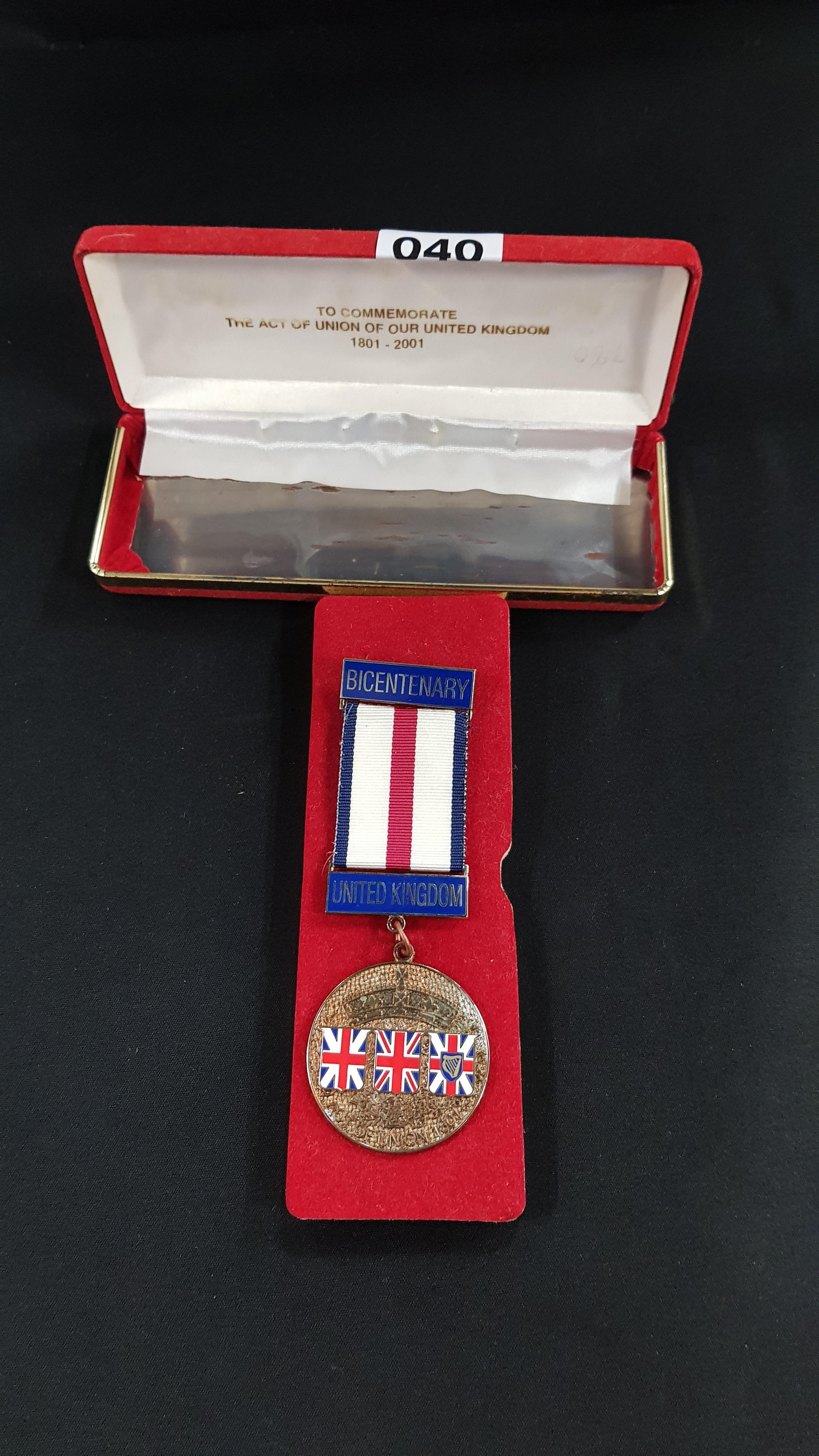 ACT OF THE UNION COMMEMORATIVE MEDAL