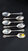 6 SOLID SILVER SPOONS 422g